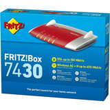 FRITZ! Box 7430 Generalüberholt, Router weiß/rot