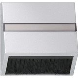 Gira Abdeckhaube steckbar mit Adapterrahmen für Geräte mit Abdeckung und Schrägauslass aluminium, Retail