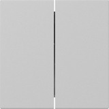 Gira Wippe zweifach gerade stehend lackiert matt grau, Retail