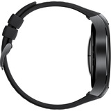 Huawei Watch 5 46mm (Rates-L19F), Smartwatch schwarz, Fluoroelastomer-Armband in schwarz, Gehäuse aus Edelstahl