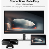Koorui E2411F, LED-Monitor 60.5 cm (23.8 Zoll), schwarz, FullHD, IPS, HDMI, VGA, 100Hz Panel