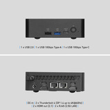 MSI Cubi NUC AI+ 3MG-008DE, Mini-PC schwarz, Windows 11 Pro