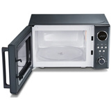 Medion MD15000 Retro, Mikrowelle grau