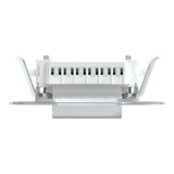 Merten Telefondose Anschlussdose dreifach weiß weiß, Retail