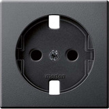 Merten Zentralplatte aus Thermoplast, matt, mit erhöhtem Berührungsschutz, Typ MEG2330-0414 anthrazit, Retail