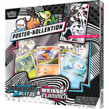  Pokémon-TCG: Karmesin & Purpur – Schwarze Blitze & Weisse Flammen Poster-Kollektion, Sammelkarten 