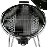 RÖSLE Holzkohle Kugelgrill No.1 F60 AIR, Holzkohlegrill schwarz/silber, Ø 59 cm