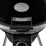 RÖSLE Holzkohle Kugelgrill No.1 F60 AIR, Holzkohlegrill schwarz/silber, Ø 59 cm