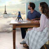 Ravensburger 3D Puzzle Iconics: Eiffelturm - mit Licht 216 Teile