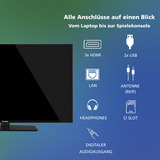 Telefunken XU43VP750M, LED-Fernseher 108 cm (43 Zoll), schwarz, UltraHD/4K, Tripple-Tuner, SmartTV, VIDAA-Betriebssystem