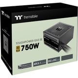 Thermaltake Toughpower GX3 SE 750W, PC-Netzteil schwarz, 1x 12-Pin High Power GPU, 2x PCIe, 750 Watt