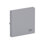 0 Wippe mit Aufdruck mit Symbol Klingel aluminium, Retail