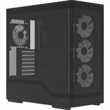 Aerocool P500A-BK-v1 , Tower-Gehäuse schwarz, Tempered Glass x 2