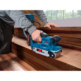 Bosch Professional Akku-Bandschleifer GBS18V-75 Professional solo, 18Volt blau/schwarz, ohne Akku und Ladegerät, in L-BOXX