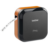 Brother P-touch E720BT CUBE Pro, Etikettendrucker schwarz/orange