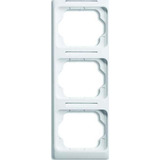Busch-Jaeger Rahmen dreifach senkrecht mit Sichtfenster weiß (glänzend), Retail