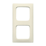 Busch-Jaeger Rahmen zwei fach für Kanalabdeckungen weiß, Retail