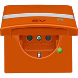 Busch-Jaeger Schutzkontakt-Steckdoseneinsatz CEE 7/3 Typ F 20 EUGKBLN-14-101 orange, Retail