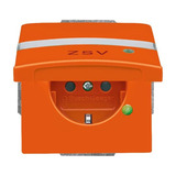 Busch-Jaeger Schutzkontakt-Steckdoseneinsatz CEE 7/3 Typ F 20 EUGKBLN-14-101 orange, Retail