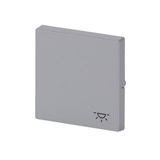 Busch-Jaeger Wippe mit Aufdruck mit Symbol Klingel aluminium, Retail