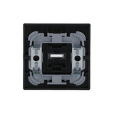 Busch-Jaeger Wippe mit Symbol Klingel einteilige Wippe matt schwarz, Retail