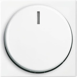 Busch-Jaeger Zentralscheibe alpinweiß für Dimmer, Abdeckung weiß, Retail