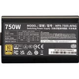 Cooler Master ELITE GOLD 750, PC-Netzteil schwarz, 1x 12-Pin High Power GPU, 2x PCIe, 750 Watt