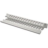 Digitus Kabelführungspanel mit abnehmbarer Blende für 483 mm (19")-Schränke grau, 1 HE