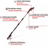 EINHELL Professional Akku-Hochentaster GP-LC 18/20 Li T BL-Solo, 18Volt rot/schwarz, ohne Akku und Ladegerät