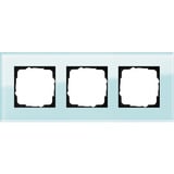 Gira Abdeckrahmen 3-fach Glas mint, Retail