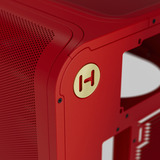 HYTE X50 , Tower-Gehäuse rot, Tempered Glass
