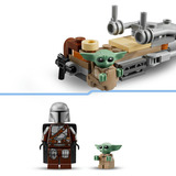 LEGO 75436 Star Wars Der Mandalorianer und Grogu auf ihrem Speeder Bike, Konstruktionsspielzeug 