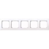 Merten M-PLAN Rahmen 5-fach Rahmen aus Thermoplast glänzend Retail