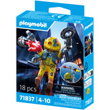 PLAYMOBIL 71837 Heroes: Roboter-Held, Konstruktionsspielzeug 