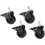 RÖSLE Premium Rollen VIDERO/ALLFLAME schwarz, 4er Set