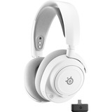 SteelSeries Arctis Nova 7 Wireless Gen 2, Gaming-Headset weiß, Bluetooth, 2.4 GHz-USB-Dongle, (optimiert für PC)