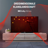 Telefunken QU55VP750S, QLED-Fernseher 139 cm (55 Zoll), schwarz, UltraHD/4k, Smart TV, Tripple-Tuner, VIDAA-Betriebssystem
