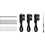 Thermaltake SWAFAN 120 EX INFINITY ARGB Sync PC Cooling Fan Wood Edition, Gehäuselüfter schwarz, 3er-Pack, 120 mm, 124 mm
