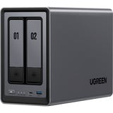 UGREEN DXP2800 + 2x 6 TB Seagate IronWolf HDD Bundle, NAS 