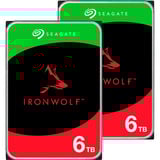 UGREEN DXP2800 + 2x 6 TB Seagate IronWolf HDD Bundle, NAS 