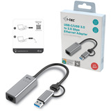 i-tec USB-C Metal 2.5Gbps Ethernet Adapter, LAN-Adapter 