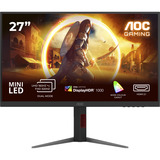 AOC AGON U27G4XM, Gaming-Monitor 68.6 cm (27 Zoll), schwarz, UltraHD/4K, Fast-IPS, Dual Mode, Mini-LED, USB-Hub, 160Hz Panel