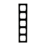 Busch-Jaeger Rahmen fünffach 1725-866K edelstahl, Retail