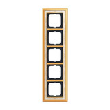 Busch-Jaeger Rahmen fünffach ms/pol Dekor elf weiß, Retail