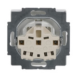 Busch-Jaeger Steckdosen-Einsatz Schutzkontakt Steckdose 2 Pole plus Erde 16 Ampere 250 Volt Typ F weiß (glänzend), Retail
