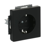 Busch-Jaeger Steckdosen-Einsatz mit erhöhtem Berührungsschutz Typ 20 EUCKS-885, Unterputz, 16 Ampere, 250 Volt schwarz (matt), Retail