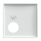 Busch-Jaeger Zentralscheibe 2548-020 F-914, Abdeckung weiß, Retail