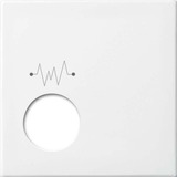 Busch-Jaeger Zentralscheibe 2548-020 F-914, Abdeckung weiß, Retail