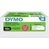 Dymo LabelWriter ORIGINAL Vielzweck-Etiketten, 19 x 51 mm 12 Rollen mit je 500 Etiketten