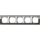 Gira Abdeckrahmen 5fach braun, Retail